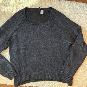 Sparkly Navy Sweater
